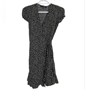 Dynamite Black and White Patterned Mini Dress